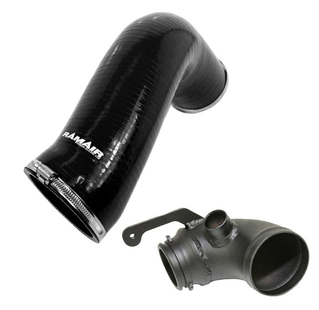 Black Ramair Panel Air Filter Intake Pipe Air Hose & Turbo Elbow - A3 S3 TSI MQB